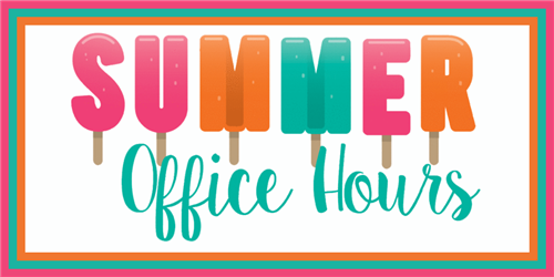 Summer Office Hours